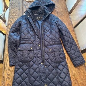 Barbour Women's Navy Quilted Puffer Jacket